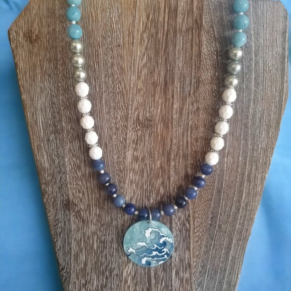 Sea to land Beaded Choker